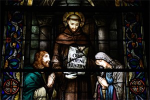 This tour is given at noon on the feast of All Saints, to honor the saints of the Franciscan Order depicted in the church’s stained glass windows. 