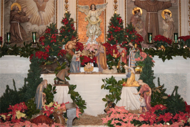 Celebrate Christmas Day with Mass at the Franciscan Monastery of the Holy Land in America in Washington DC.